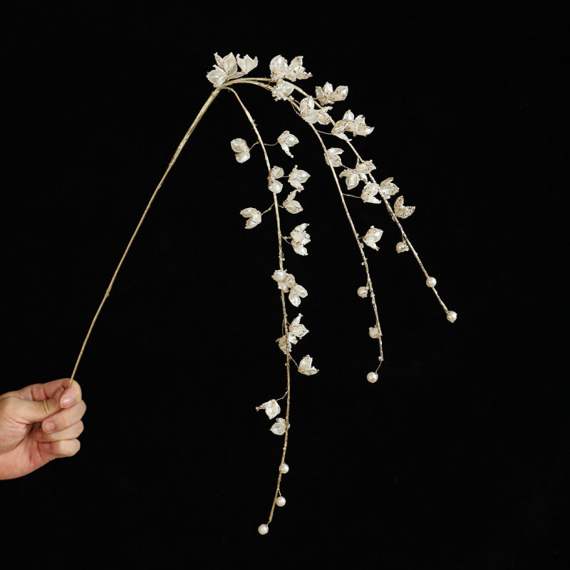 White Crystal Acrylic Christmas Tree Stems, Set of 7 Styles, Holiday Decor for Home, Weddings & Parties