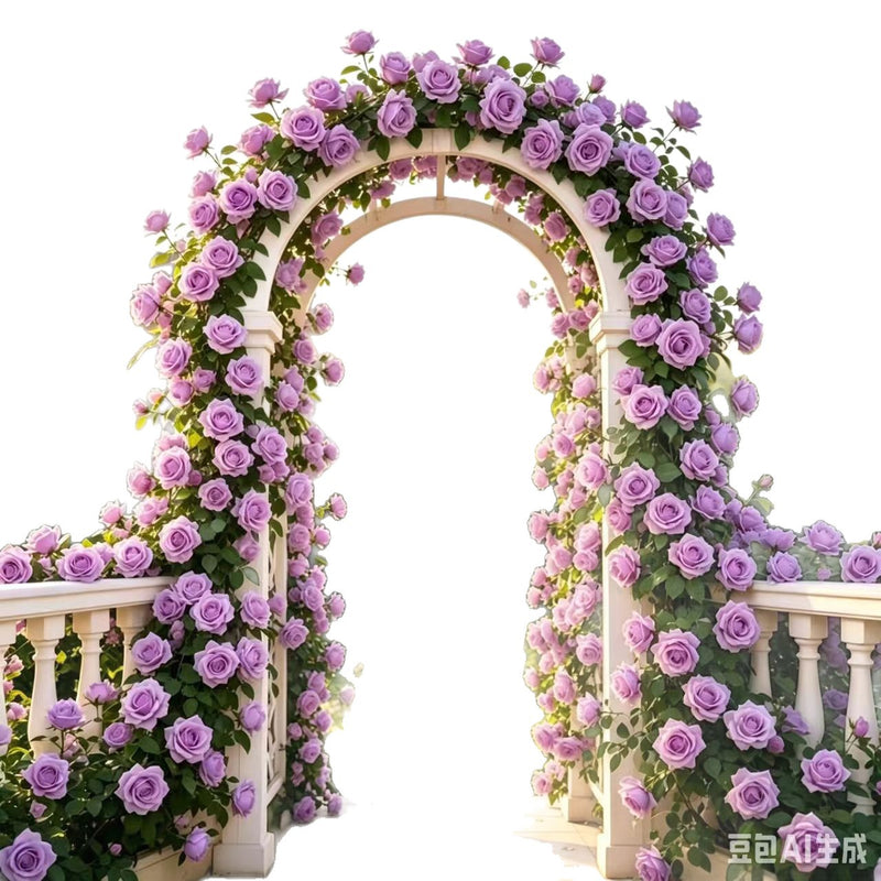 Bohemian-Inspired Artificial Rose Vine, 94" Long with 9 Blooms, Silk Fabric, Indoor/Outdoor Wedding & Home Decor