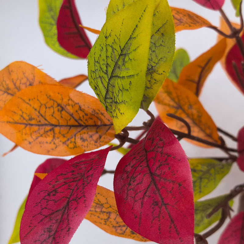 Artificial Magnolia Leaf Stem, 14" Tall with 30 Leaves, Perfect for Home Decor, Weddings & Commercial Spaces