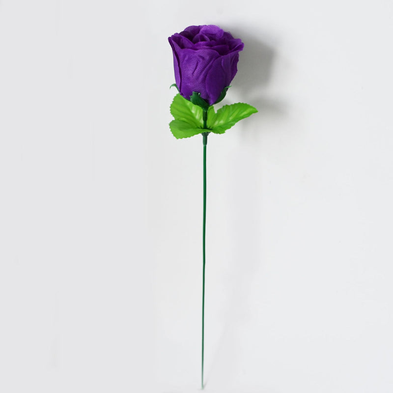 Peacock Rose Artificial Flowers, Set of 12 Single Stems, 13" Long with 2" Blooms, DIY Wedding & Holiday Decor, Silk Floral Arrangements for Centerpieces, Vases, Party Scenes