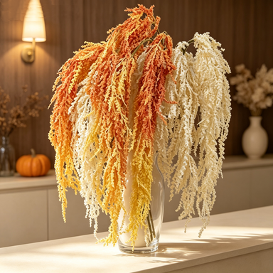 Artificial Lovegrass Garland, 46" Trailing Vine for Wedding Arch, Wall Decor, and Floral Arrangements