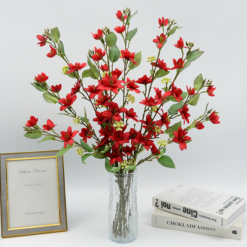 Artificial Jasmine Bush, 28" Tall with 11 Blooms, Realistic Silk Flowers for Wedding Centerpieces, Home Decor, Office & Events