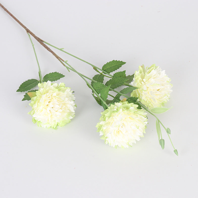Moroccan Peony Artificial Flowers, 31" Tall, 3 Blooms, Silk Bush for Home Decor, Weddings, Events, DIY Arrangements