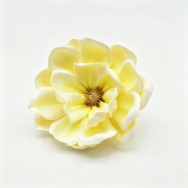 Artificial Magnolia Flower Heads, Loose Heads for DIY Wedding Decor, Bulk Pack, Allergy & Pet Safe, Indoor Use, 5" Diameter