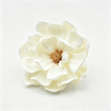 Artificial Magnolia Flower Heads, Loose Heads for DIY Wedding Decor, Bulk Pack, Allergy & Pet Safe, Indoor Use, 5" Diameter