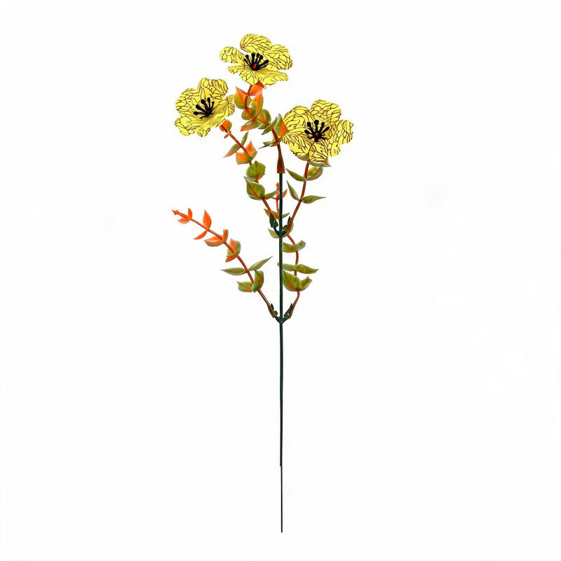 Artificial Eucalyptus Stems, Set of 10, 13" Tall, Realistic Plastic Fall Foliage for Home Decor, Weddings, and Seasonal Displays