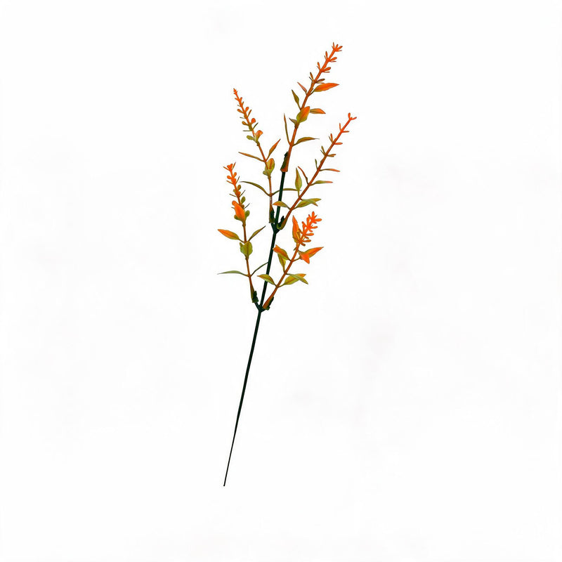 Artificial Eucalyptus Stems, Set of 10, 13" Tall, Realistic Plastic Fall Foliage for Home Decor, Weddings, and Seasonal Displays