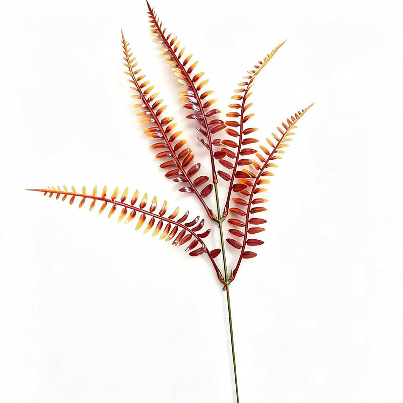 Artificial Eucalyptus Stems, Set of 10, 13" Tall, Realistic Plastic Fall Foliage for Home Decor, Weddings, and Seasonal Displays