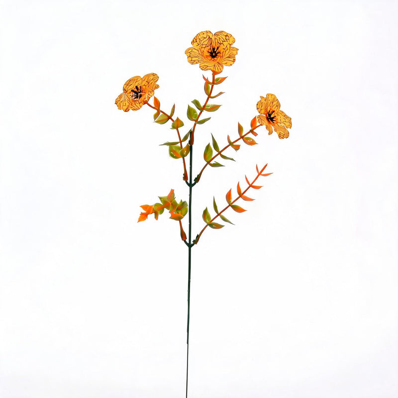 Artificial Eucalyptus Stems, Set of 10, 13" Tall, Realistic Plastic Fall Foliage for Home Decor, Weddings, and Seasonal Displays