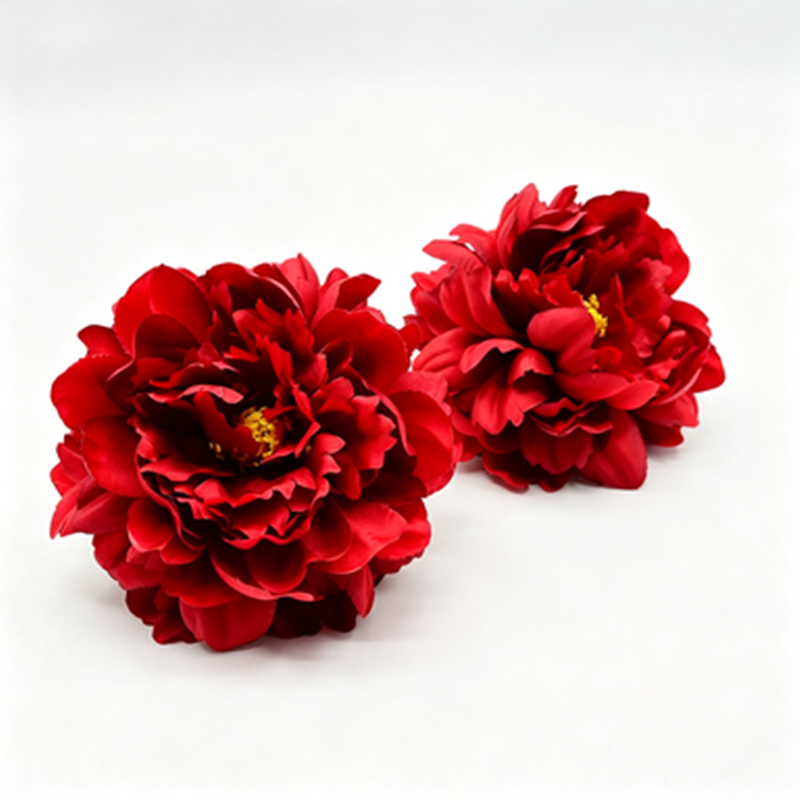 Artificial Peony Flower Heads, Pack of 3, Silk Peony Blooms for Wedding Decor, DIY Crafts, and Home Arrangements