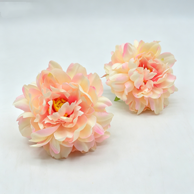 Artificial Peony Flower Heads, Pack of 3, Silk Peony Blooms for Wedding Decor, DIY Crafts, and Home Arrangements
