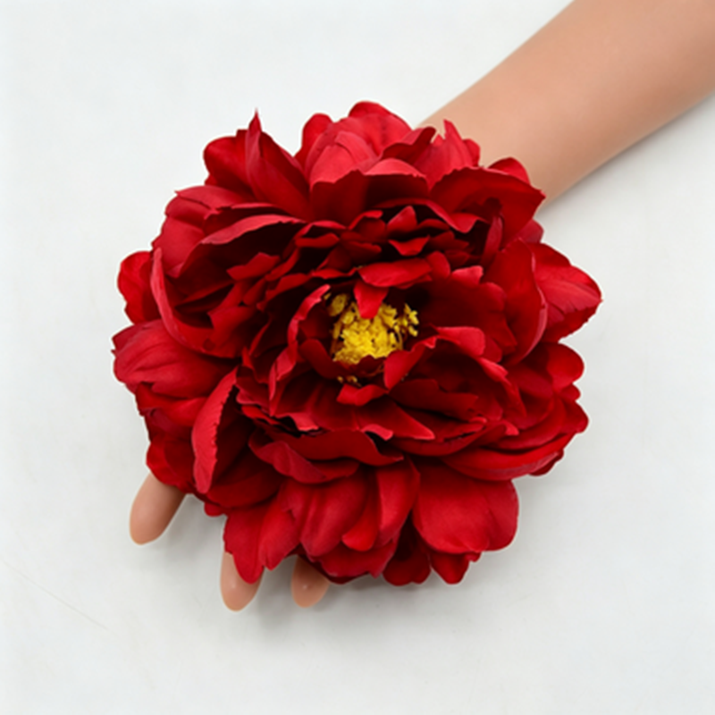 Artificial Peony Flower Heads, Pack of 3, Silk Peony Blooms for Wedding Decor, DIY Crafts, and Home Arrangements