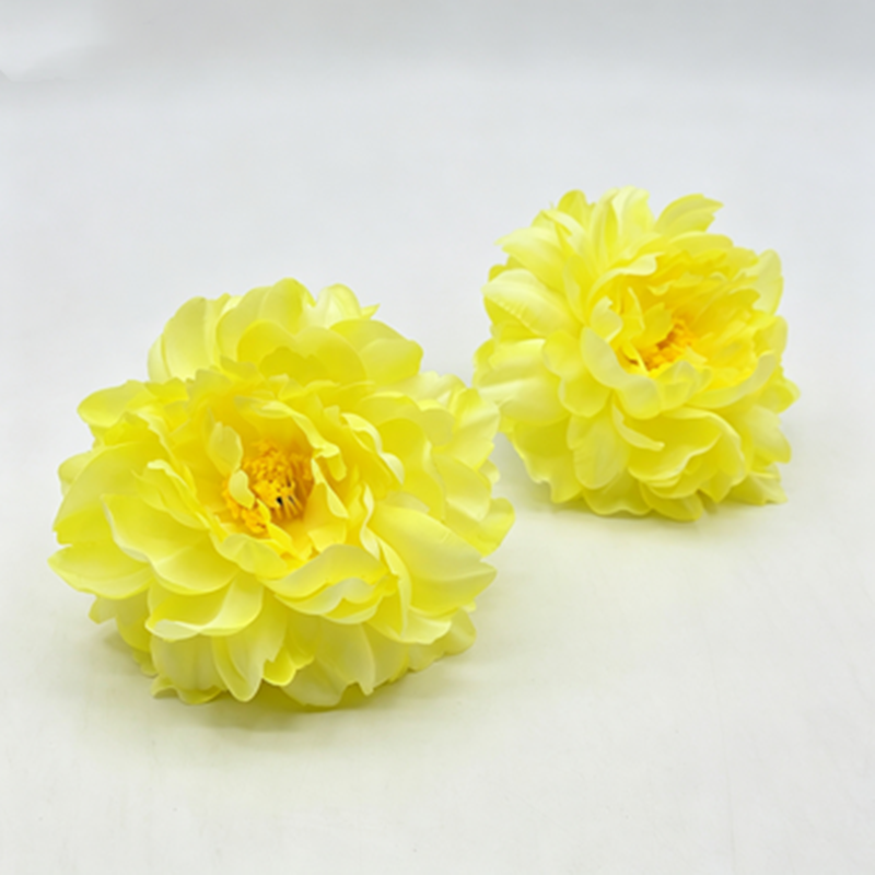 Artificial Peony Flower Heads, Pack of 3, Silk Peony Blooms for Wedding Decor, DIY Crafts, and Home Arrangements