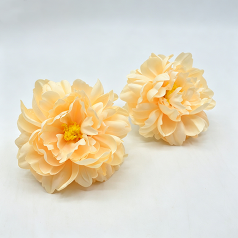 Artificial Peony Flower Heads, Pack of 3, Silk Peony Blooms for Wedding Decor, DIY Crafts, and Home Arrangements