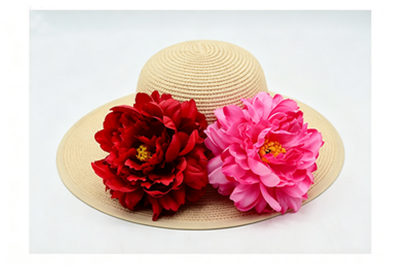 Artificial Peony Flower Heads, Pack of 3, Silk Peony Blooms for Wedding Decor, DIY Crafts, and Home Arrangements