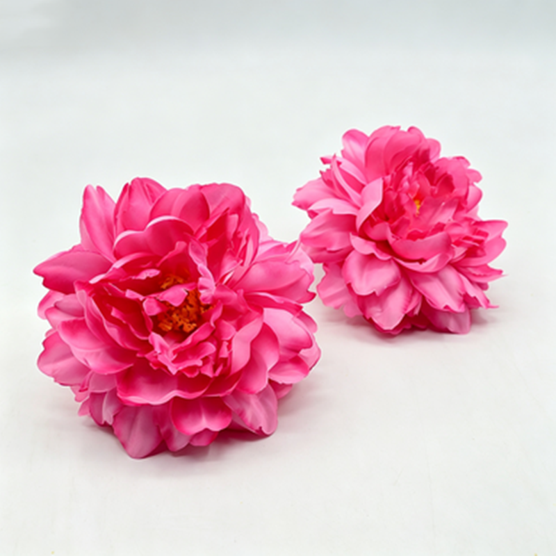 Artificial Peony Flower Heads, Pack of 3, Silk Peony Blooms for Wedding Decor, DIY Crafts, and Home Arrangements