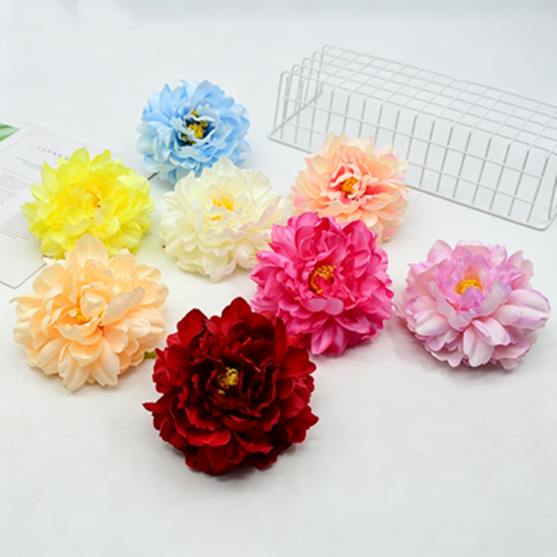 Artificial Peony Flower Heads, Pack of 3, Silk Peony Blooms for Wedding Decor, DIY Crafts, and Home Arrangements