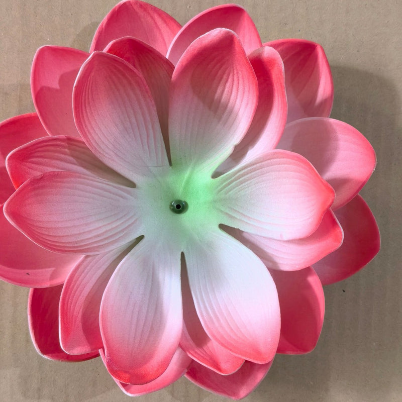 Artificial Lotus Flower, 11" Diameter, Plastic DIY Decorative Petal, Bulk Discounts Available