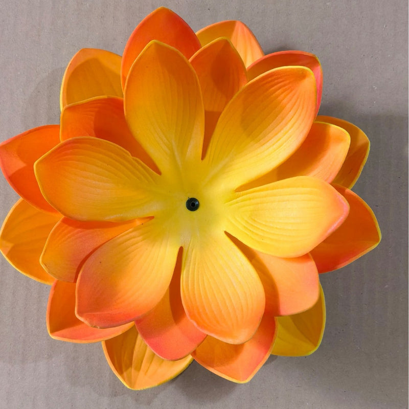 Artificial Lotus Flower, 11" Diameter, Plastic DIY Decorative Petal, Bulk Discounts Available