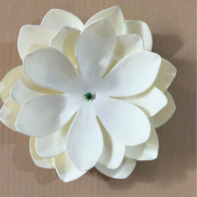 Artificial Lotus Flower, 11" Diameter, Plastic DIY Decorative Petal, Bulk Discounts Available