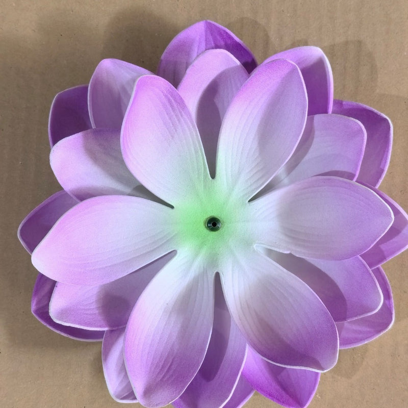 Artificial Lotus Flower, 11" Diameter, Plastic DIY Decorative Petal, Bulk Discounts Available