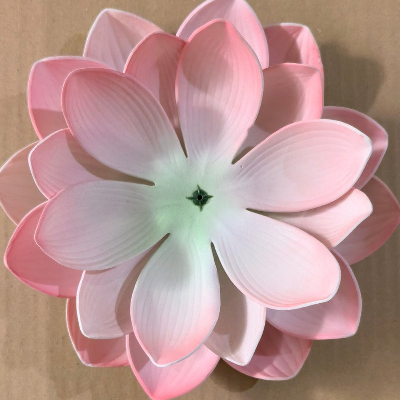 Artificial Lotus Flower, 11" Diameter, Plastic DIY Decorative Petal, Bulk Discounts Available