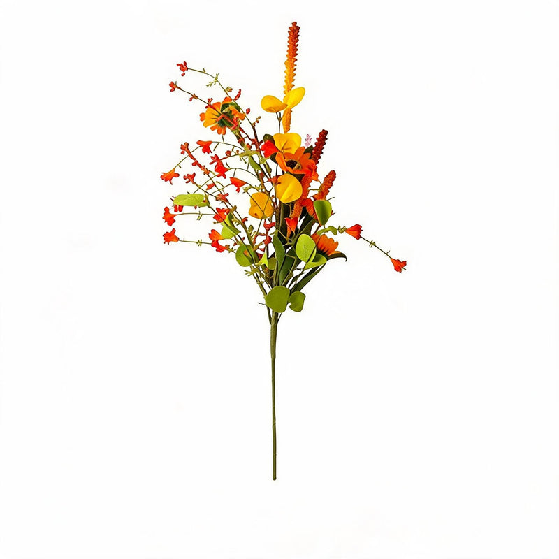 Faux Daisy Wildflower Bush, 30" Tall Artificial Flowers for Home Decor, Wedding Centerpieces & Seasonal Displays, Realistic Fake Flowers Indoor Use
