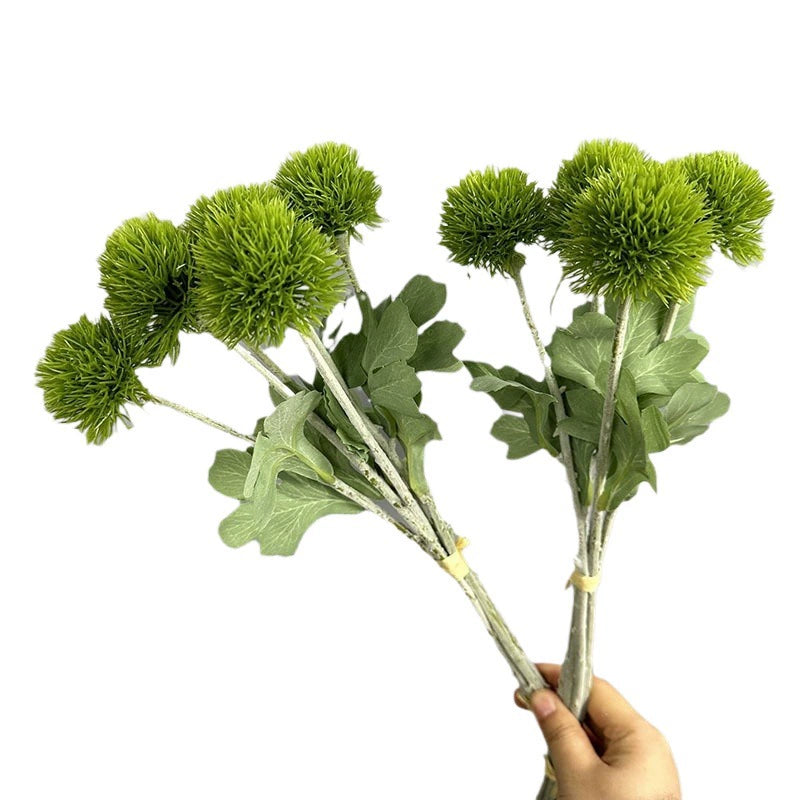 Artificial Dandelion Bouquet, 6 Stems Realistic Fake Flowers, 20" Rustic Farmhouse Decor for Wedding Centerpieces, Home & Commercial Displays