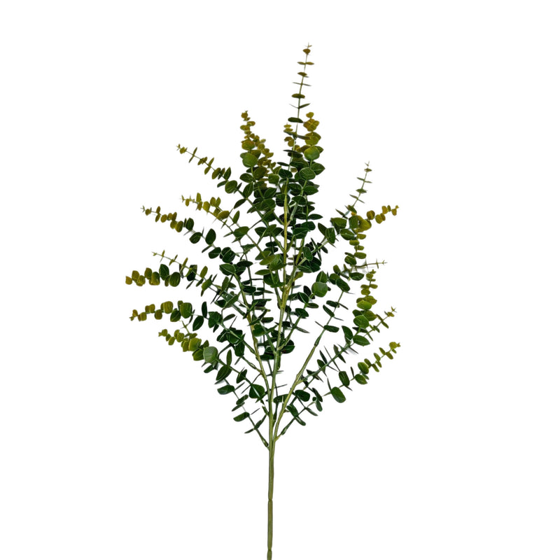 Artificial Eucalyptus Bush, 31" Tall, Realistic Faux Greenery for Home Decor, Weddings, and Events