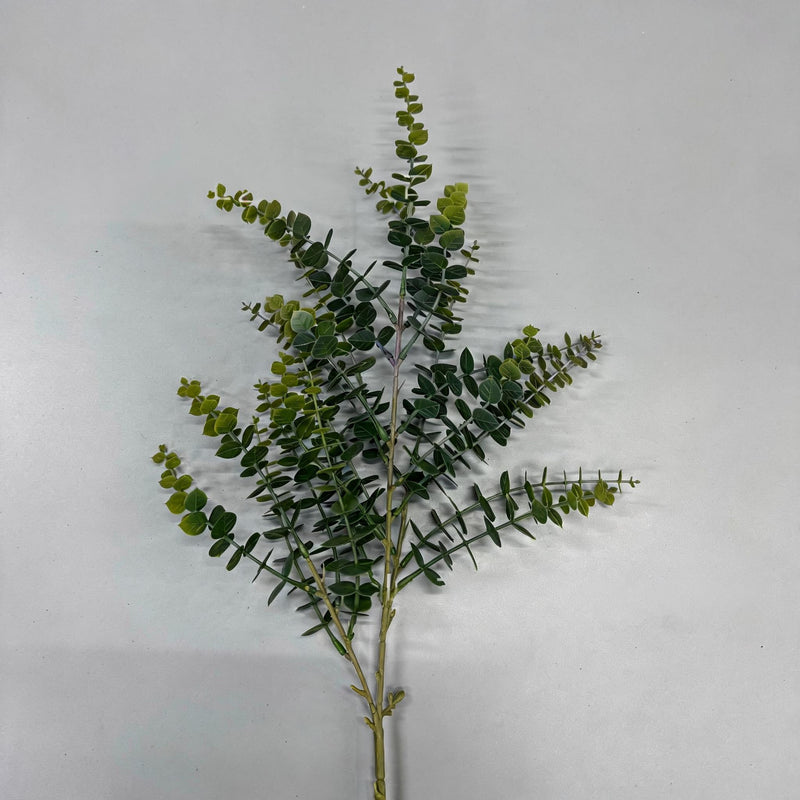 Artificial Eucalyptus Bush, 31" Tall, Realistic Faux Greenery for Home Decor, Weddings, and Events