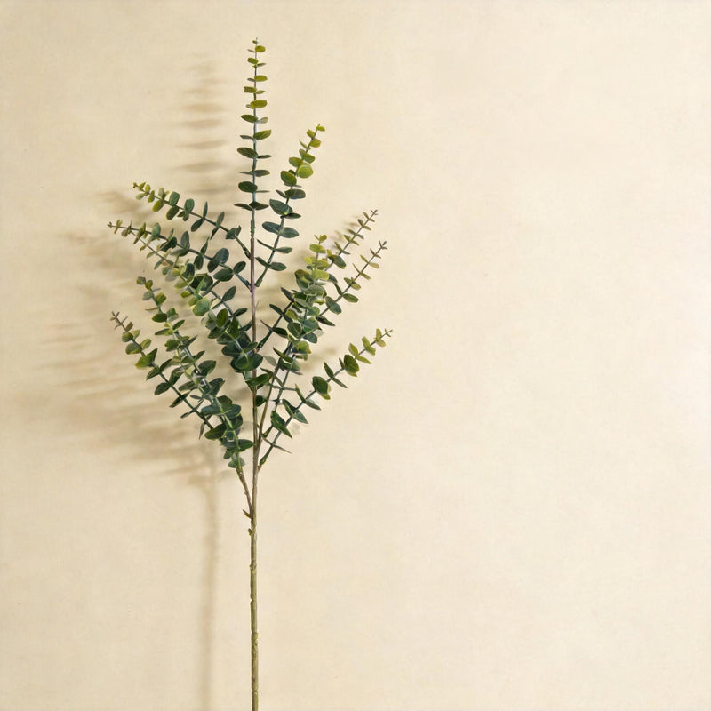 Artificial Eucalyptus Bush, 31" Tall, Realistic Faux Greenery for Home Decor, Weddings, and Events
