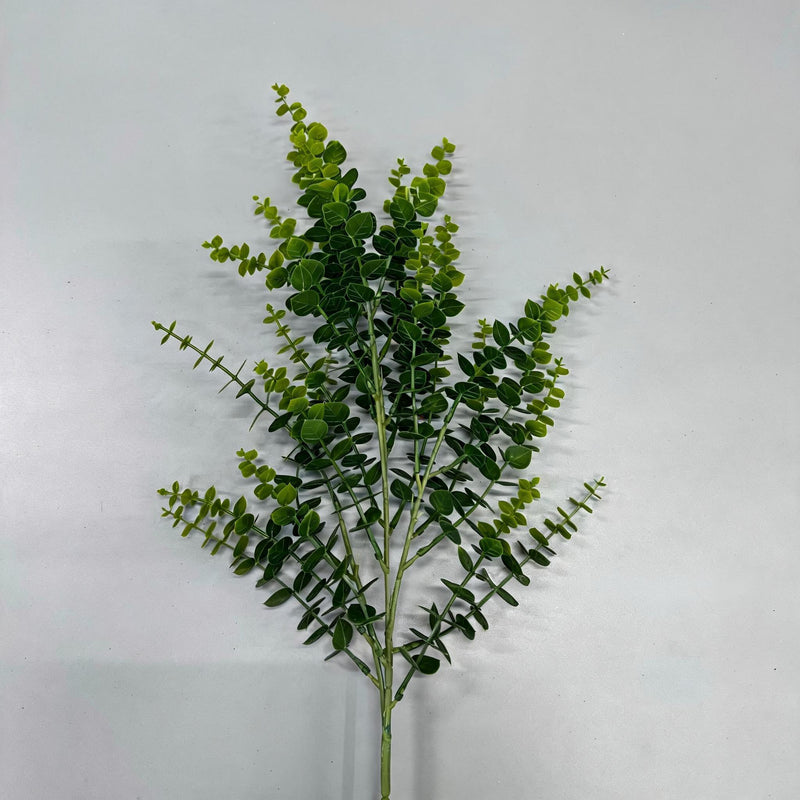 Artificial Eucalyptus Bush, 31" Tall, Realistic Faux Greenery for Home Decor, Weddings, and Events