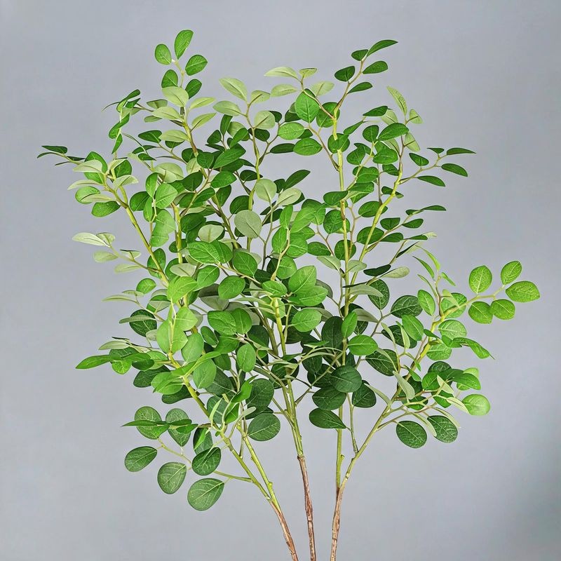 Artificial Red Loropetalum Leaves, 2 Stems per Pack, 26" Tall, Plastic, Indoor Decor for Home, Office, or Events