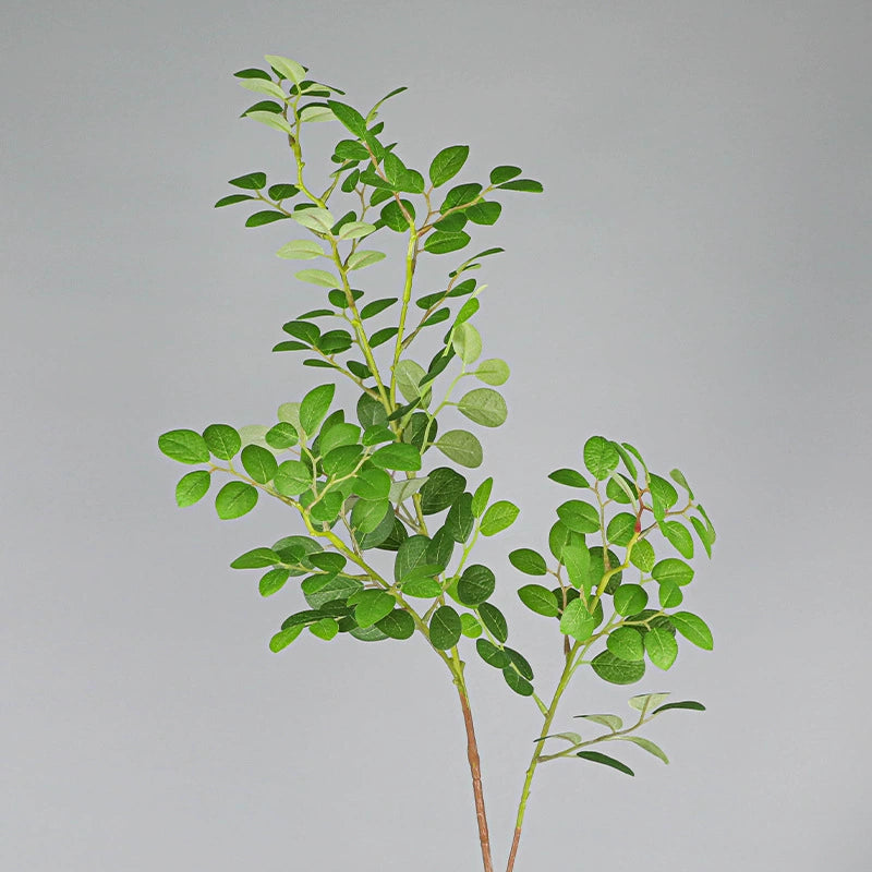 Artificial Red Loropetalum Leaves, 2 Stems per Pack, 26" Tall, Plastic, Indoor Decor for Home, Office, or Events