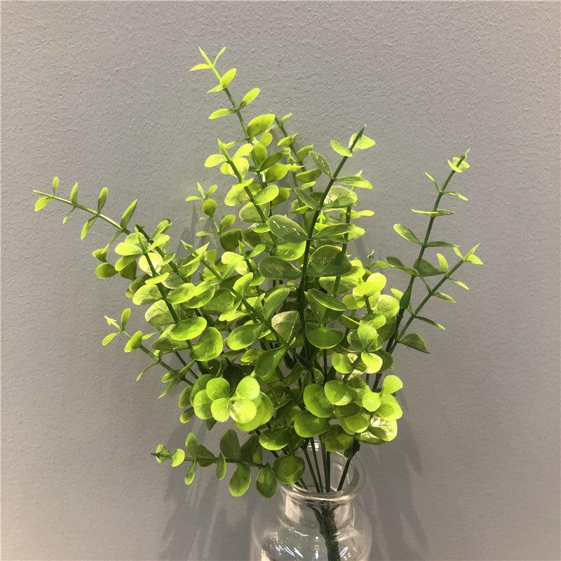 Artificial Eucalyptus Bush, 12" Tall, Realistic Fake Greenery for Home Decor, Weddings, Offices, and Events, Allergy & Pet Safe, Zero Maintenance