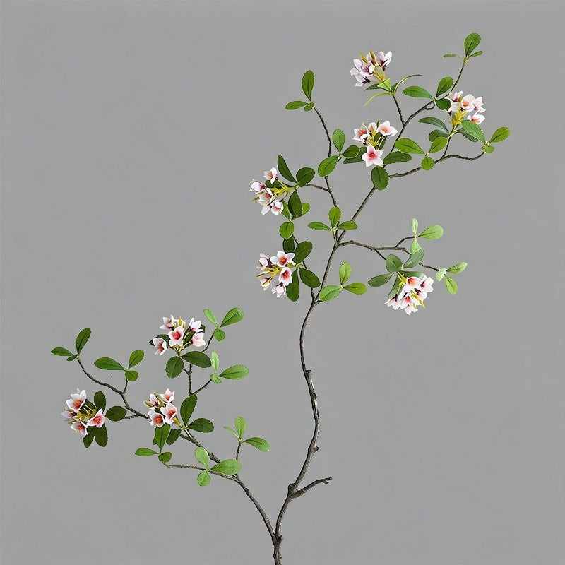 Artificial Island Flower Single Stem, 45" Silk Faux Floral, Light Luxury Decor for Home, Wedding, Office