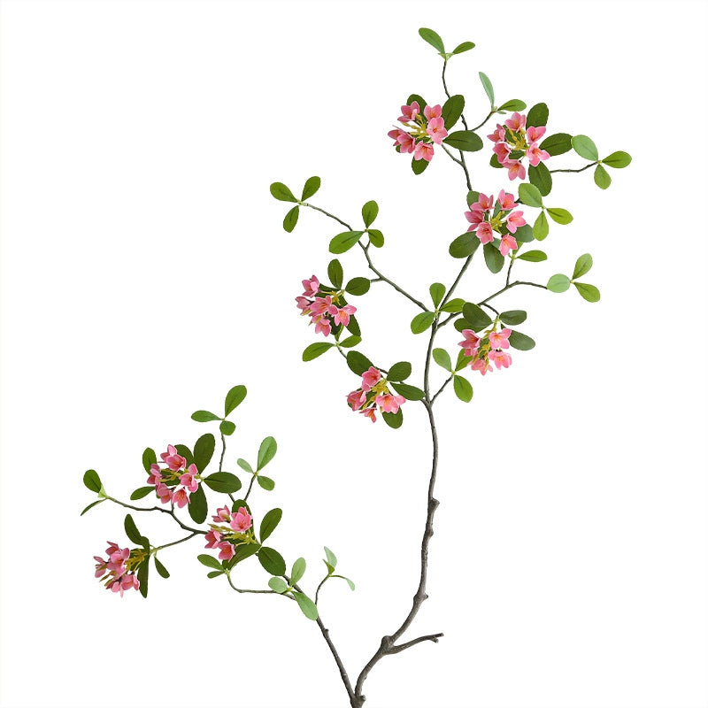 Artificial Island Flower Single Stem, 45" Silk Faux Floral, Light Luxury Decor for Home, Wedding, Office