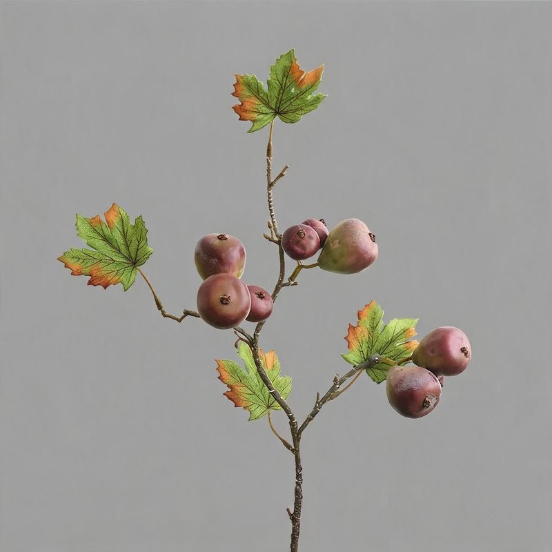 Artificial Fiddle Leaf Fig Branch, 40" Tall, Modern Indoor Decor, Realistic Faux Greenery for Home, Office, or Events
