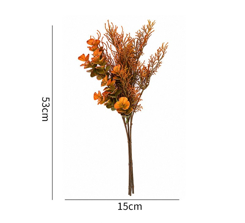 Artificial Eucalyptus Bush, 21" Tall, Realistic Wedding Decor, Bulk Discounts Available