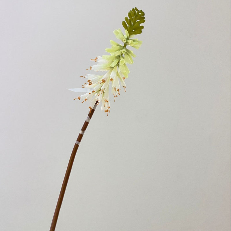 Single Stem Artificial Torch Lily, 28" Silk Flower for Home Decor, Wedding Arrangements, and Commercial Displays