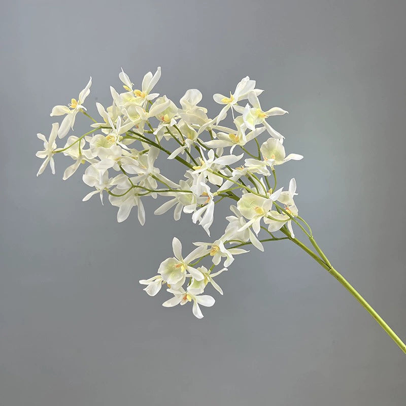 35" Real-Touch Spider Lily Artificial Flower, Single Stem with 42 Blooms, Perfect for Home Decor, Weddings, and Commercial Spaces