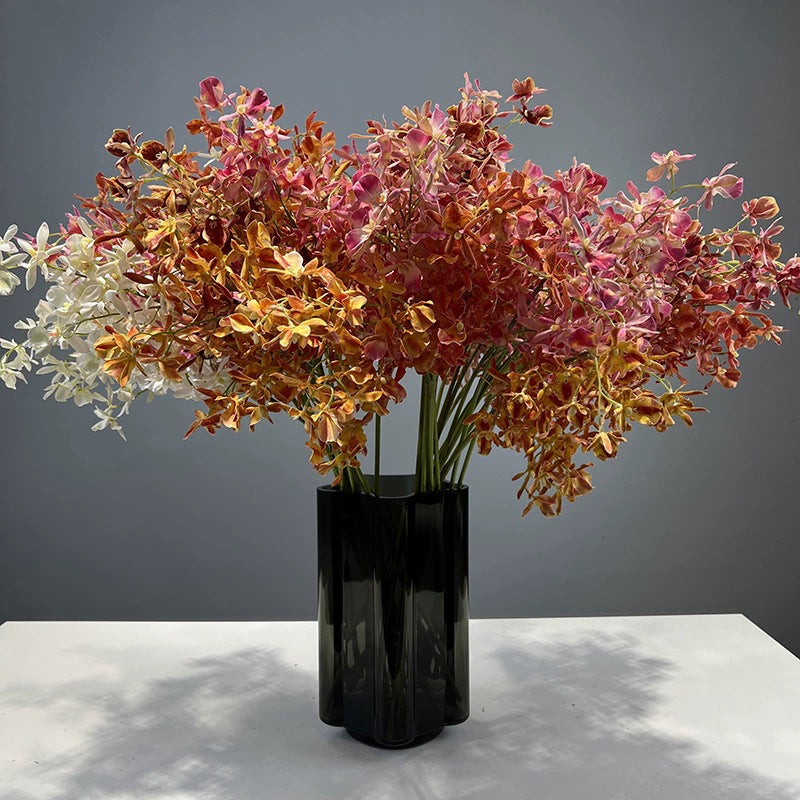 35" Real-Touch Spider Lily Artificial Flower, Single Stem with 42 Blooms, Perfect for Home Decor, Weddings, and Commercial Spaces