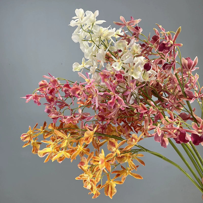 35" Real-Touch Spider Lily Artificial Flower, Single Stem with 42 Blooms, Perfect for Home Decor, Weddings, and Commercial Spaces