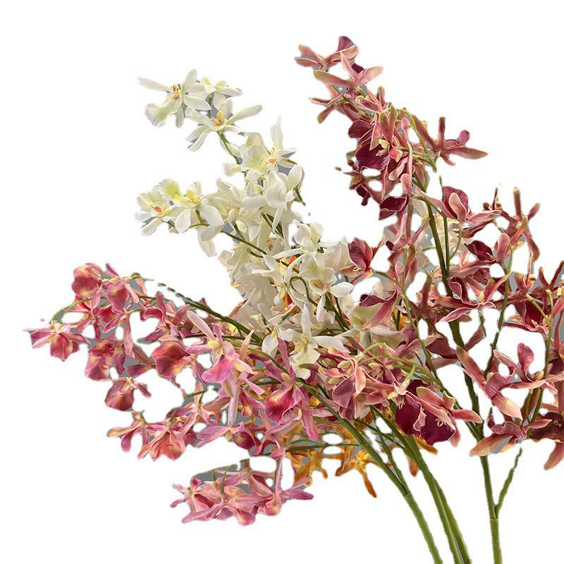35" Real-Touch Spider Lily Artificial Flower, Single Stem with 42 Blooms, Perfect for Home Decor, Weddings, and Commercial Spaces