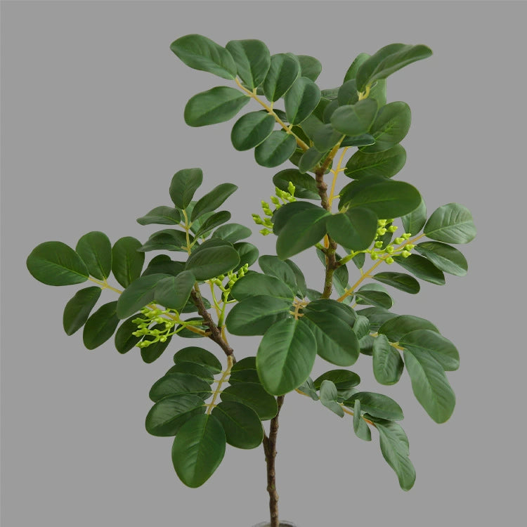 Artificial Snowflake Leaf Greenery, 28" Single Stem, Modern Home Decor for Living Room, Office, or Wedding Styling