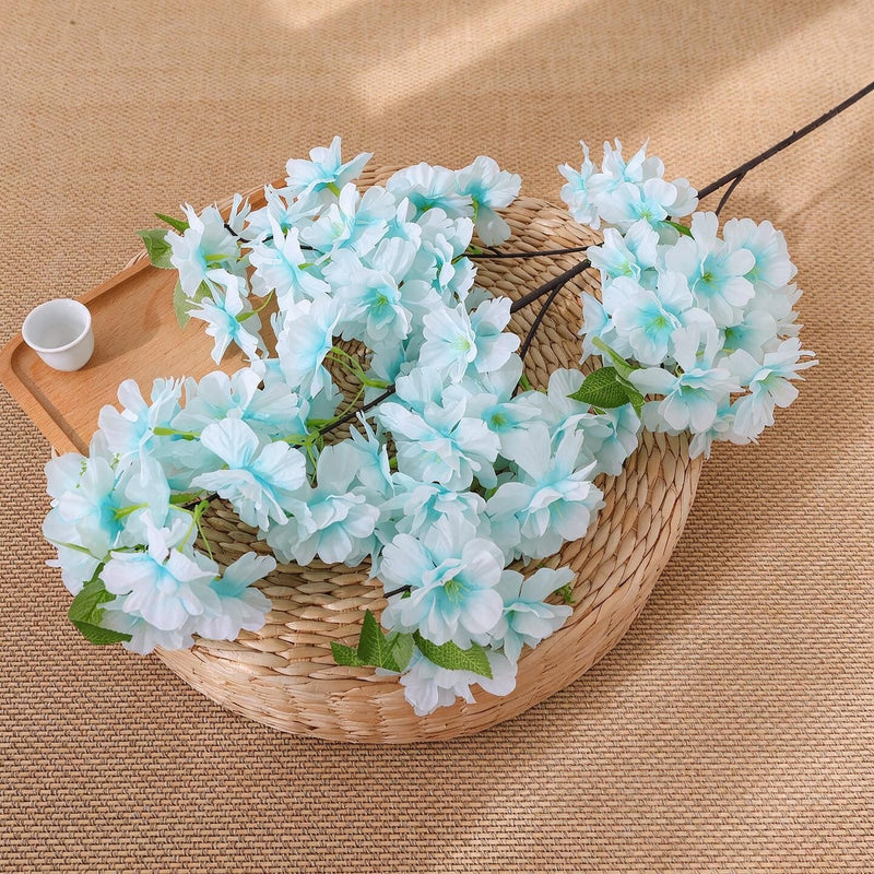 39" Artificial Cherry Blossom Branch, Silk Wedding Decoration, Home Decor, DIY Floral Arrangements