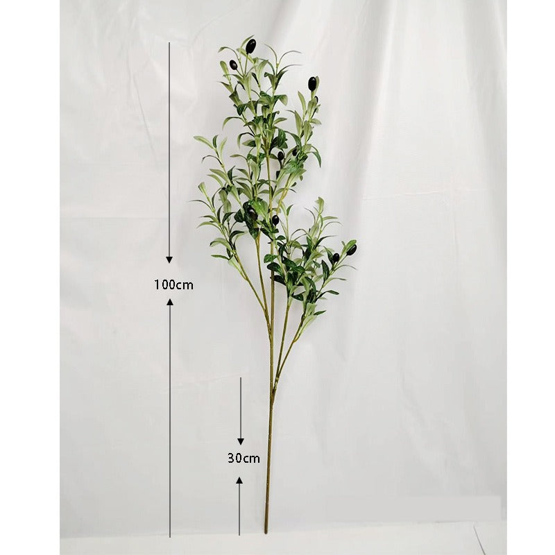 Artificial Olive Leaf Stems, Rustic Decor, Single Stem Olive Leaves, 19" Length, Set of 720, Perfect for Home, Office, Wedding & Event Decor