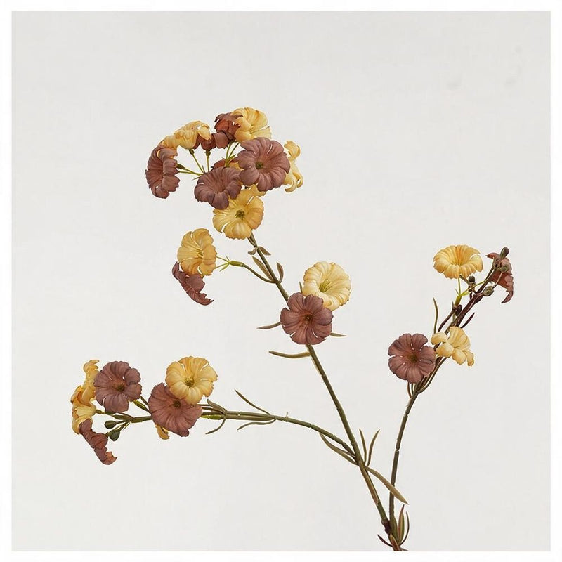 Artificial Morning Glory Flowers, 33" Single Stem with 21 Blooms, Silk Fake Flowers for Home Decor, Wedding Centerpieces, Office & Commercial Displays (10 Colors)