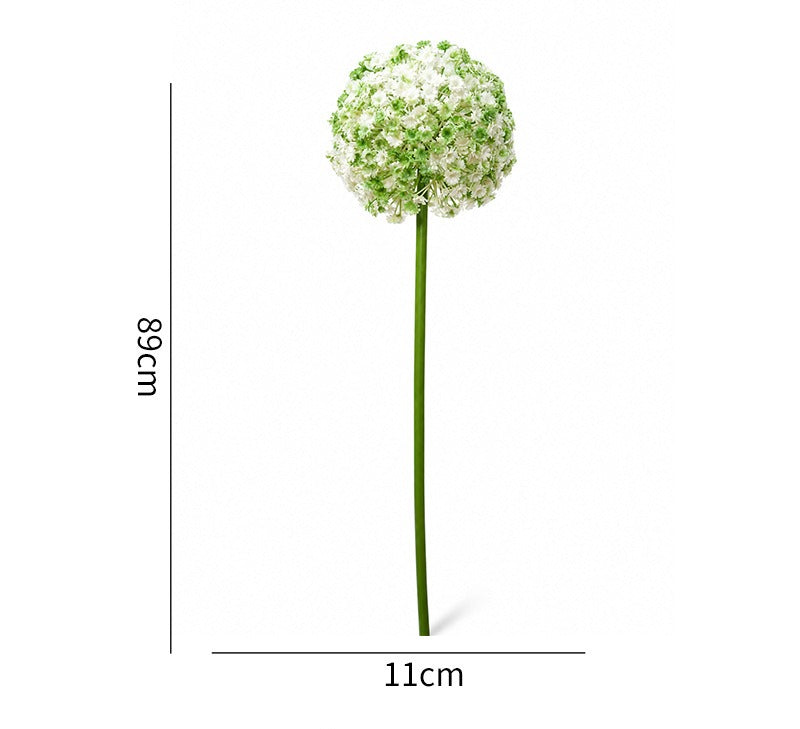 35" Artificial Hydrangea Bush, Realistic Floral Arrangement for Home, Office, Wedding Decor, Allergy & Pet Safe, Zero Maintenance