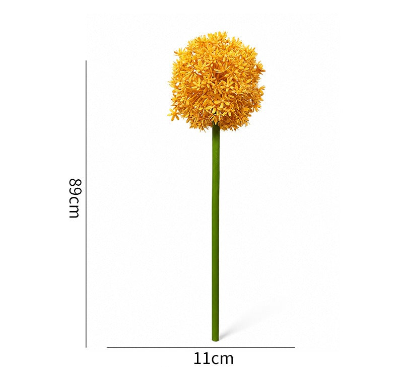 35" Artificial Hydrangea Bush, Realistic Floral Arrangement for Home, Office, Wedding Decor, Allergy & Pet Safe, Zero Maintenance
